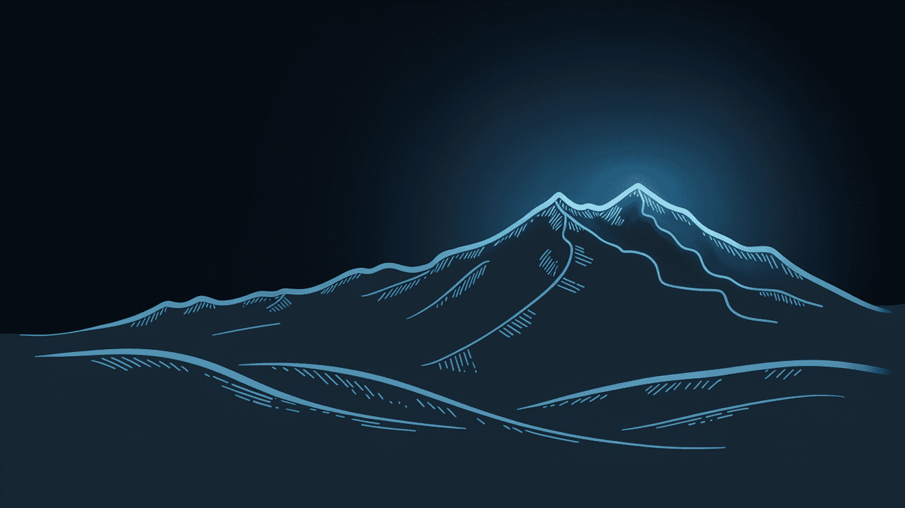 Ilustración de Bosque Nevado